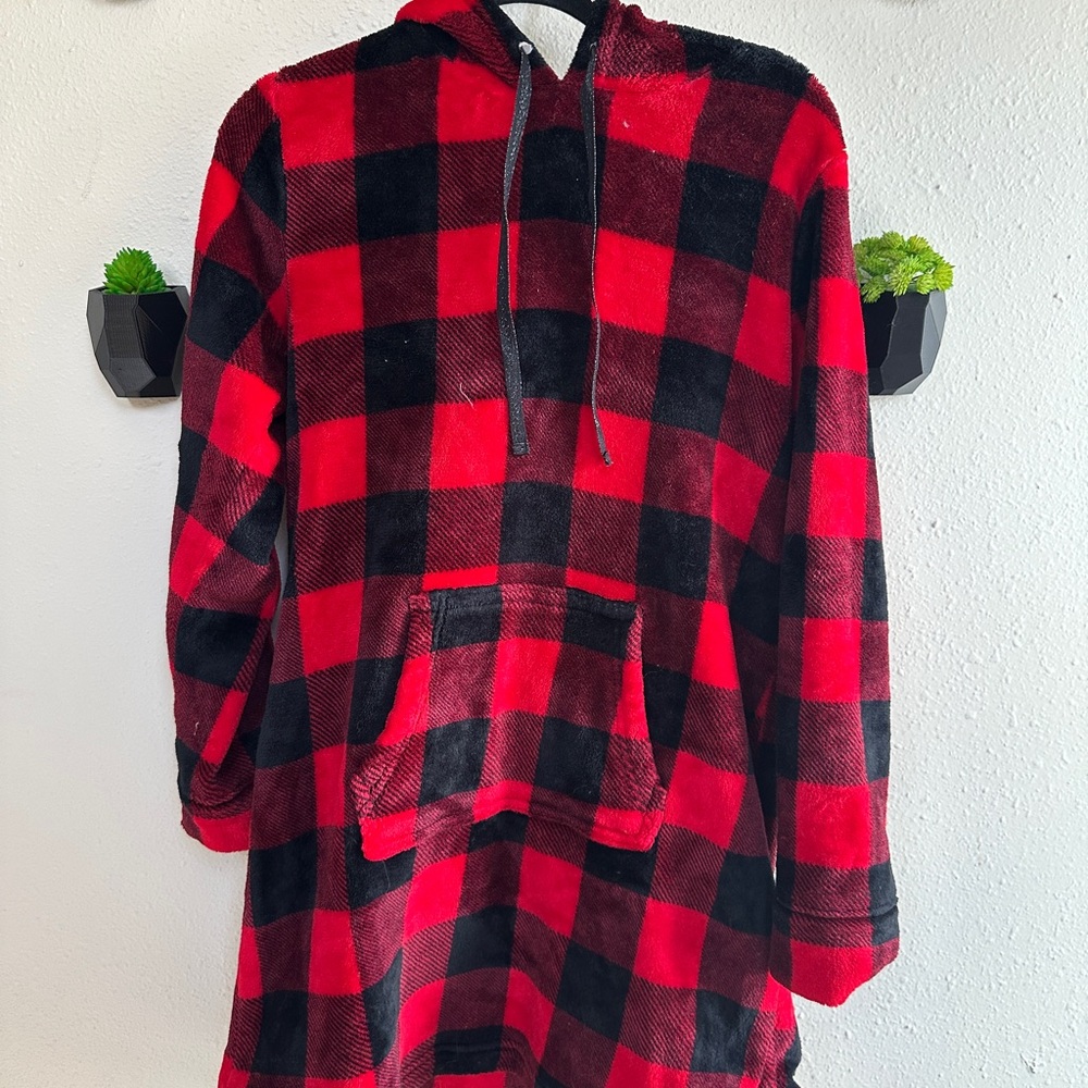 Red and Black Checkered robe